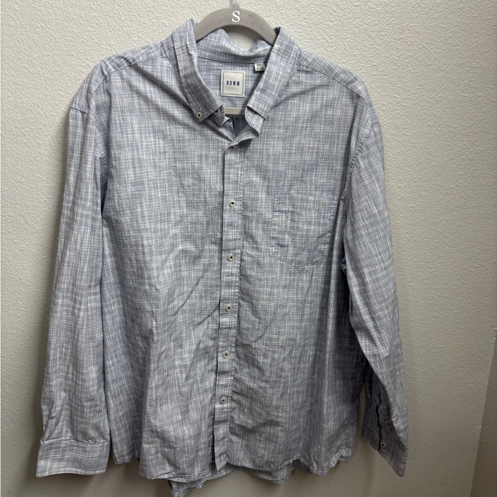 Rown men's casual dress‎ shirt